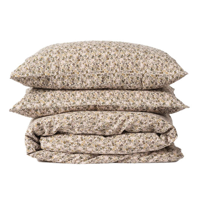 Città Wildflower Linen Duvet Cover Ivy/Multi K 245x210cm image number 0