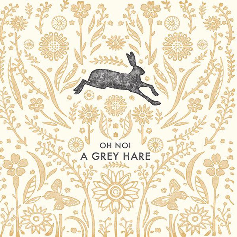 Vevoke Card Grey Hare image number 0