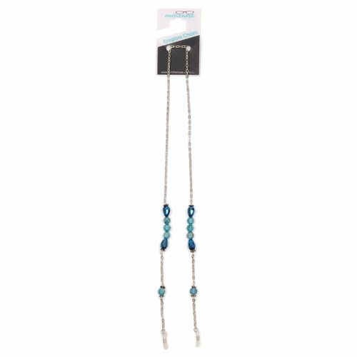 On The Nose Blue Beads