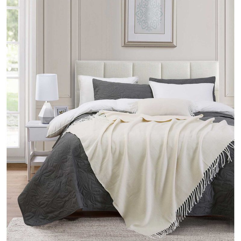 Top Drawer Chevron Throw 150x200cm Natural image number 2