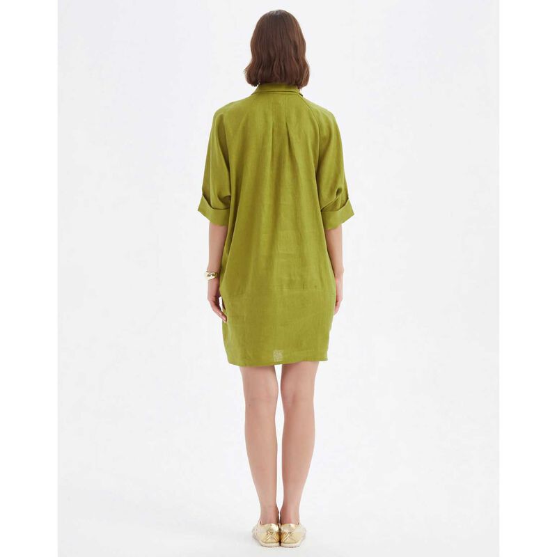 TIRELLI Oversized Linen Shirt Dress image number 1