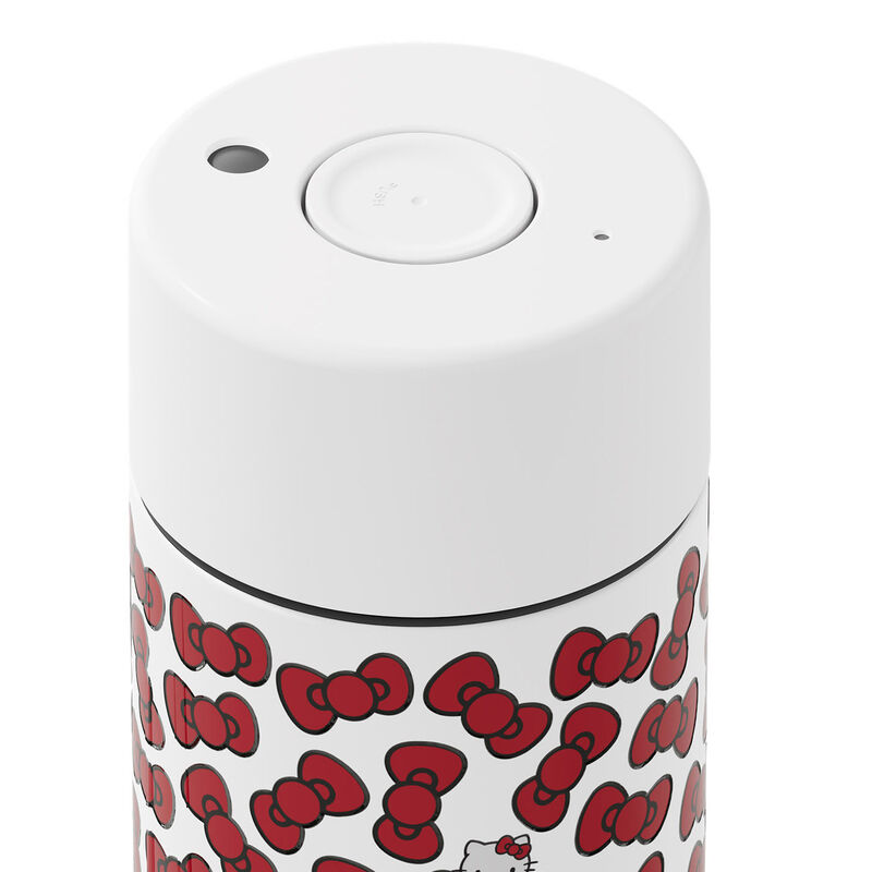 frank green 12oz Reusable Cup Hello Kitty w Push Button Lid (Bow Edition) image number 2
