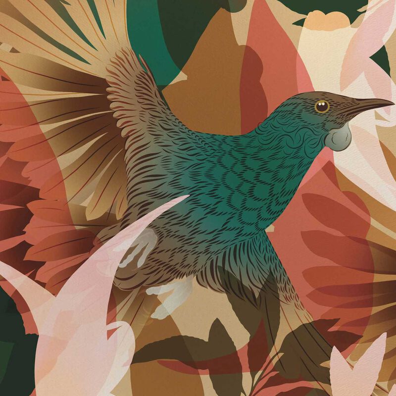 Flox Tui Whenua Boutique Print - A3 / Unframed image number 1