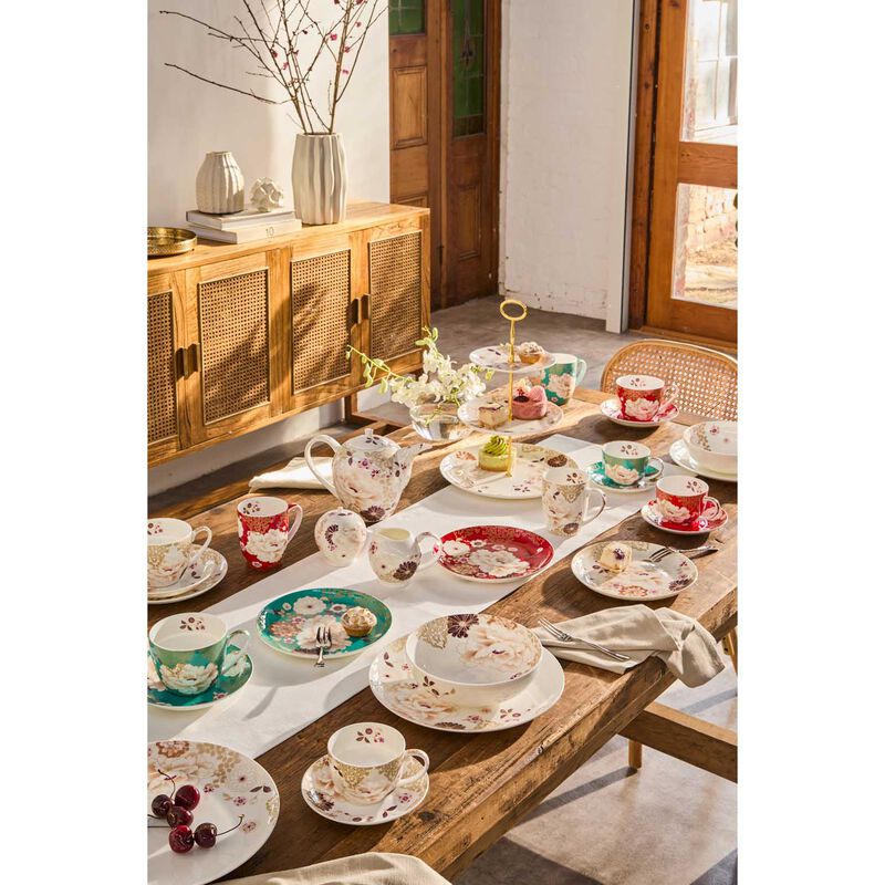 Maxwell & Williams Kimono Breakfast Cup & Saucer 480ml White Gift Boxed image number 1