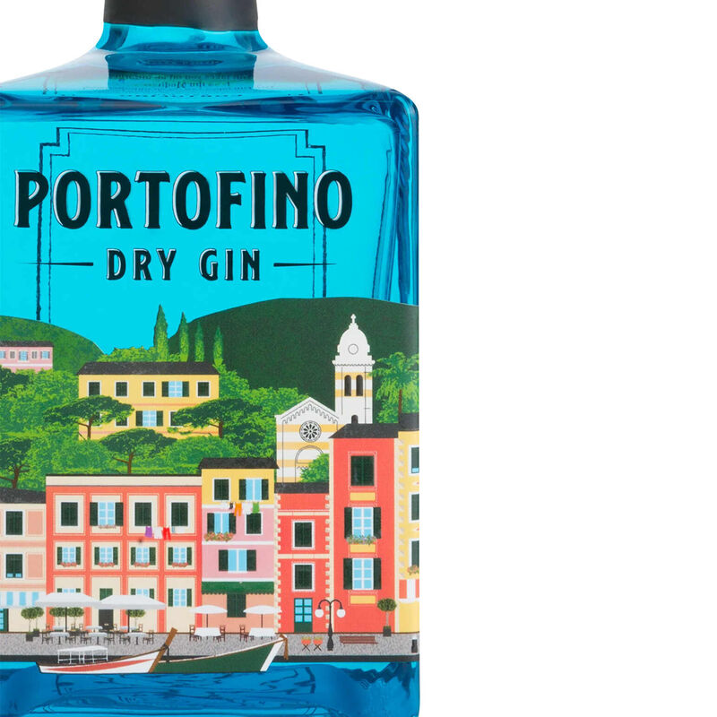 Portofino Dry Gin 43% 500ml image number 1