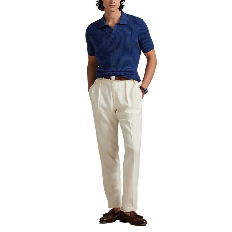 Polo Ralph Lauren Rib-Knit Cotton Johnny-Collar Sweater image number 3