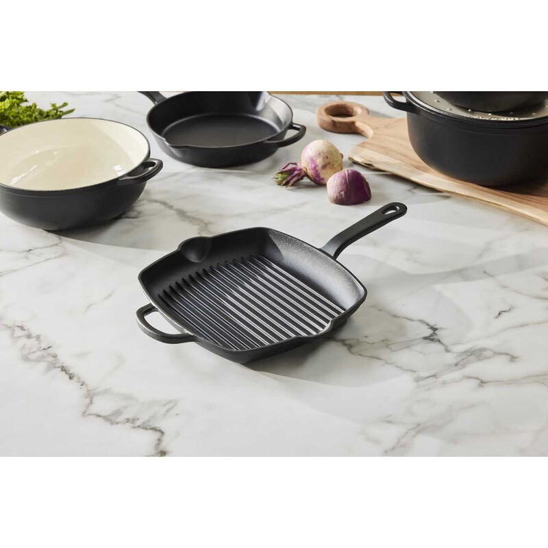 Maxwell & Williams Cast Iron Grill Pan Black 26cm Gift Boxed image number 3