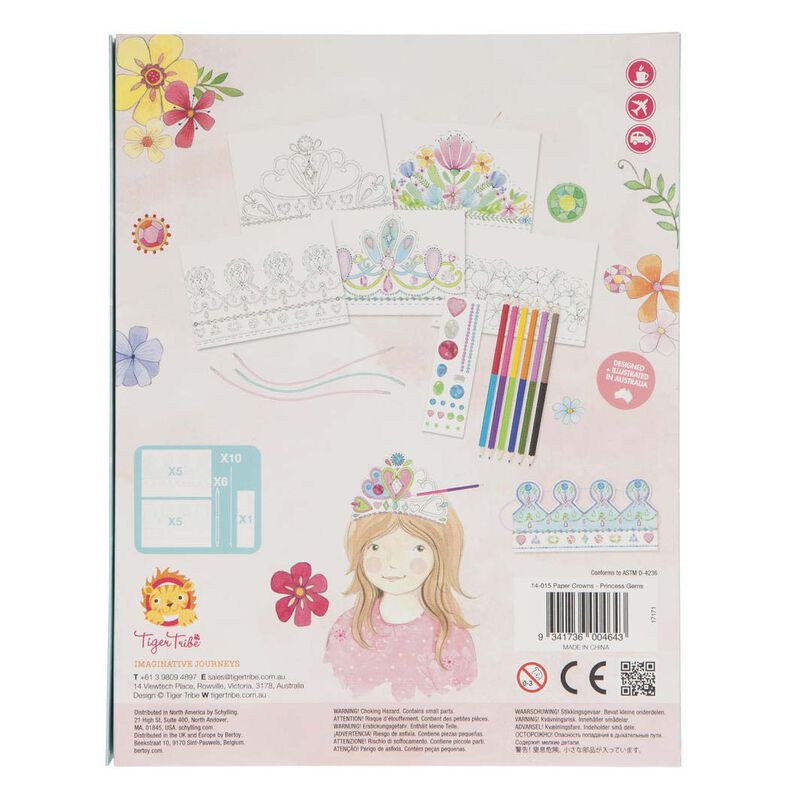 Tiger Tribe Paper Crowns - Princess Gems image number 1