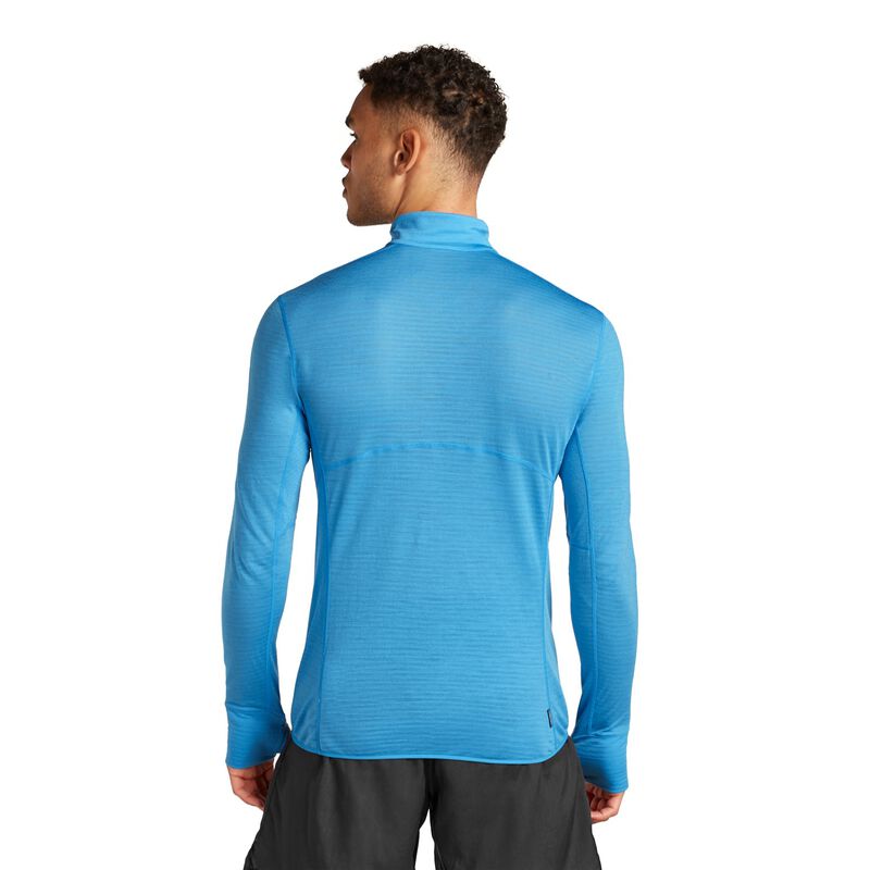 Icebreaker M Merino Blend 200 RealFleece Descender LS Half Zip image number 1