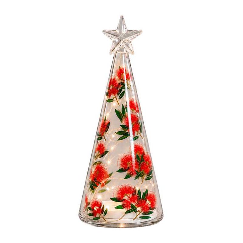 Stellar Haus Pohutukawa Glass Tree 19cm image number 0