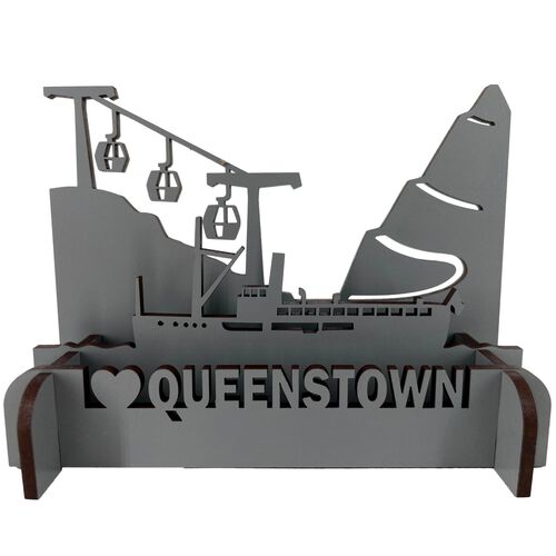 Abstract Designs Queenstown #2 A5 - Grey