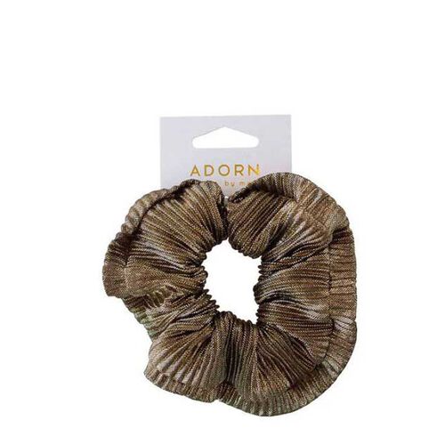 Adorn by Mae Elastic Scrunchie - Gold