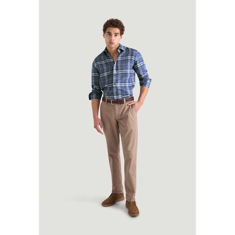 M.J. Bale Bradfield Linen Check Shirt image number 3