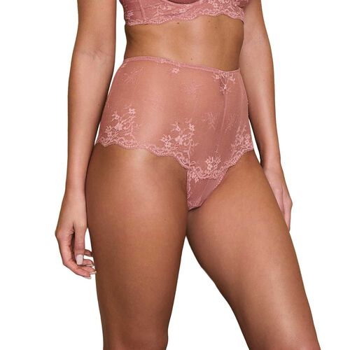 Dora Larsen Astra Floral Lace High Waist Knicker