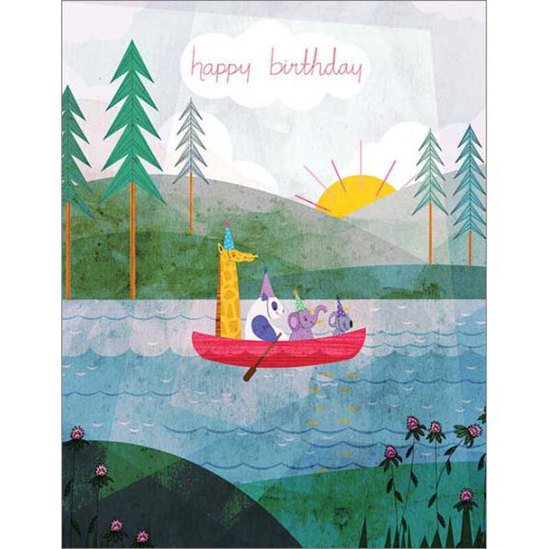 Four Canoe Card image number 0