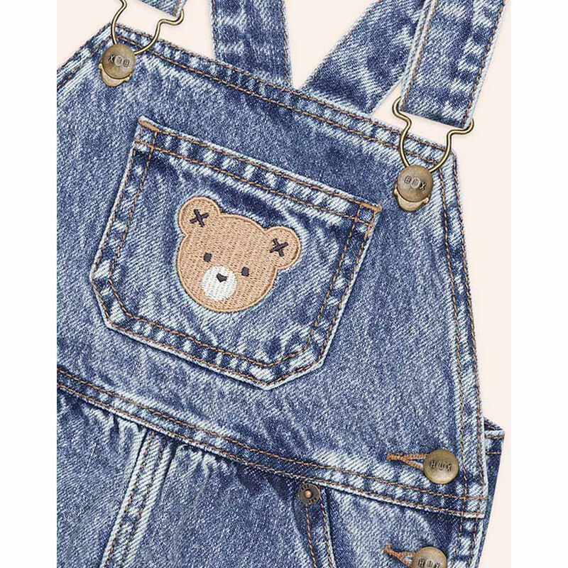Huxbaby Dreamy Denim Overalls 6M-3Y image number 3