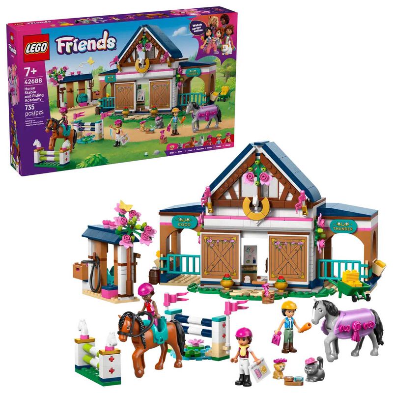 LEGO Friends Horse Stable and Riding Academy image number 0