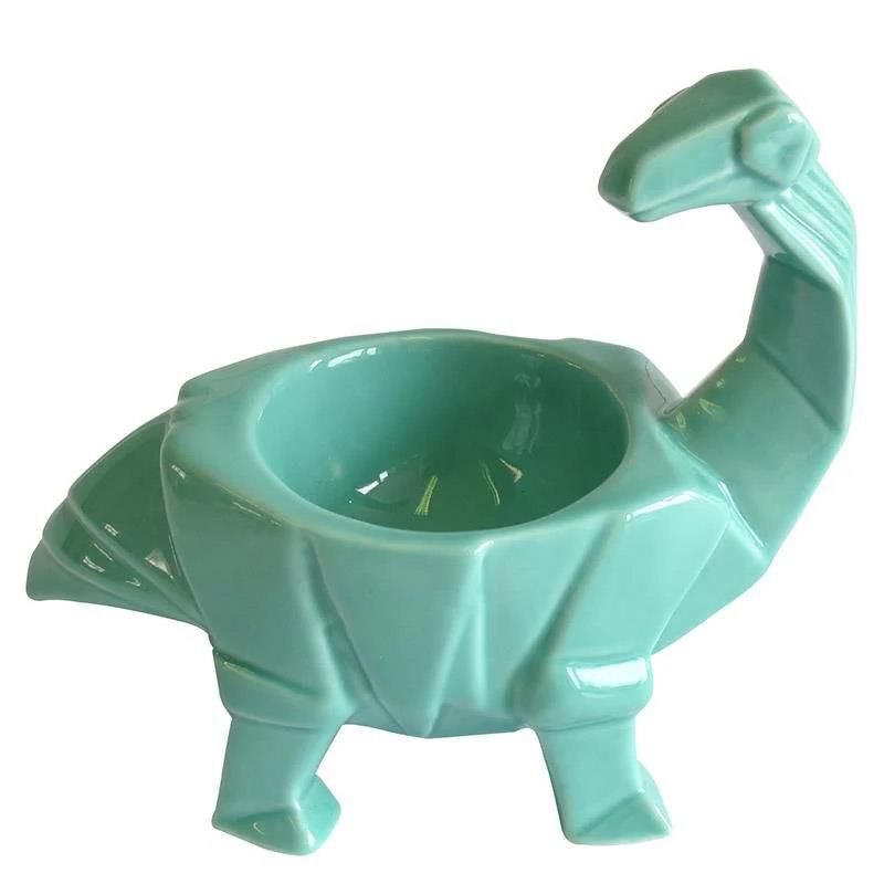 House Of Disaster Origami Turquoise Egg Cup image number 1