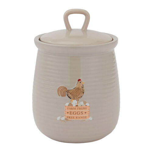 Cooksmart Hen House Lane Canister - Farm Fresh Eggs