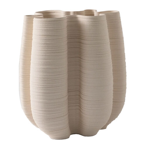 NED Collections Toga Vase Small Off-White