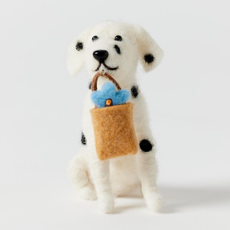 Pilbeam Spotty Felt Dog image number 1