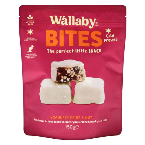 Wallby Bites Yoghurty Fruit & Nut 150g