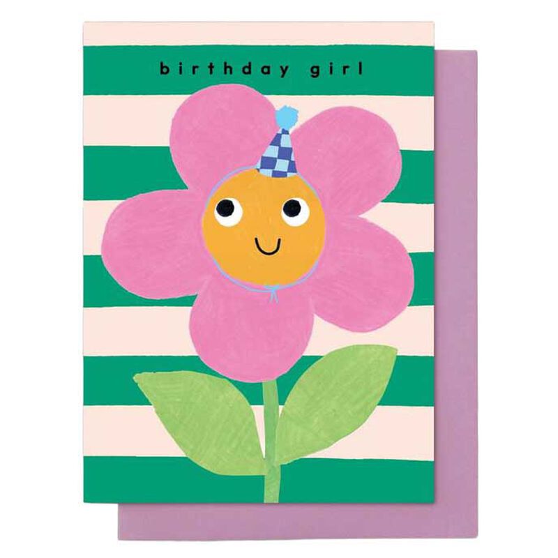 Happy Flower Birthday Card image number 0
