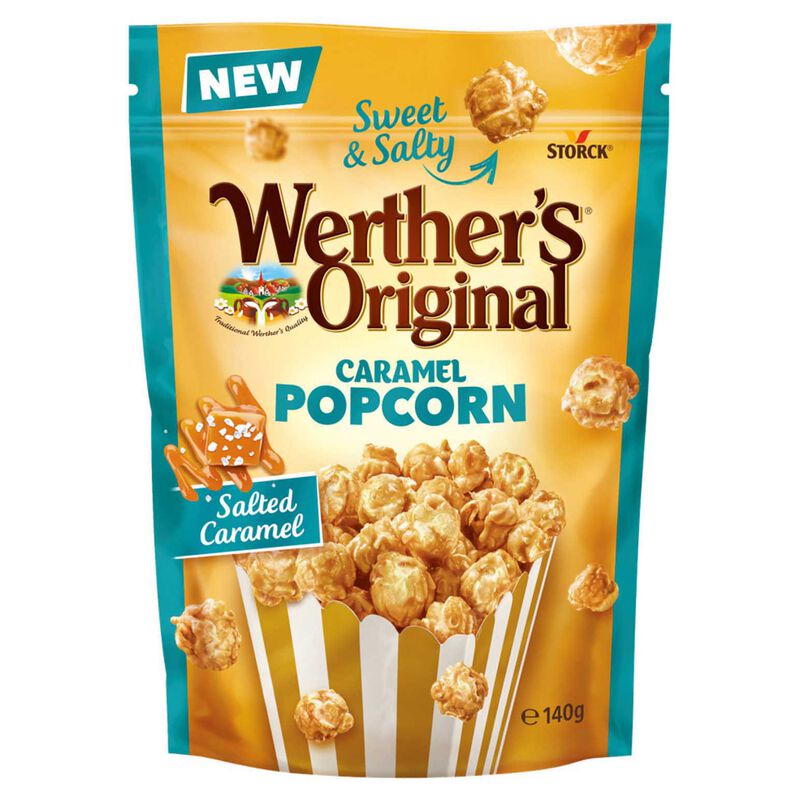 Werthers Salted Caramel Popcorn 140g image number 0