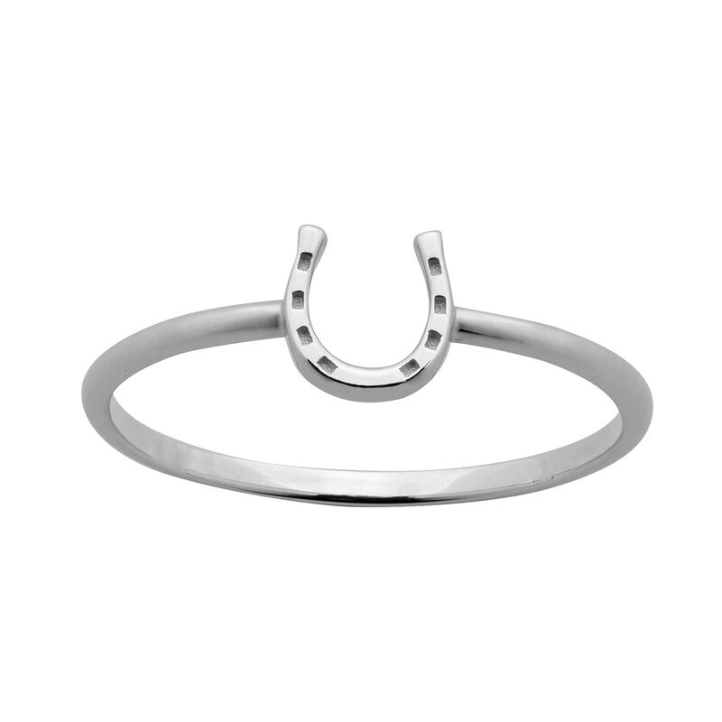Karen Walker Mini Horseshoe Ring image number 0