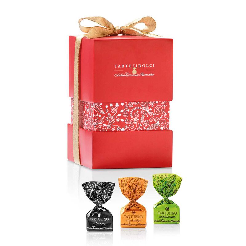 Tartufidolci Assorted Truffles Square Gift Box 200g image number 0