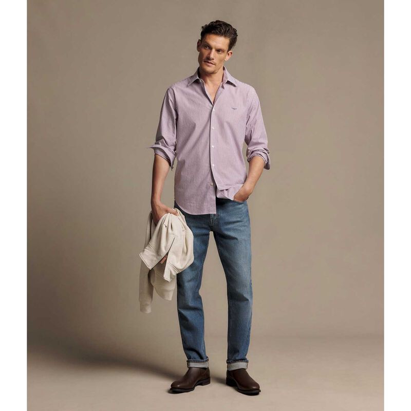 R.M. Williams Sommers Poplin Stripe Shirt image number 3