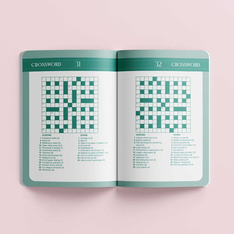 Hinkler Faux Leather Puzzles - Crossword image number 1