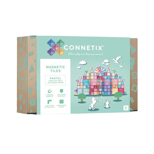 Connetix Tiles 120 Piece Pastel Creative Pack