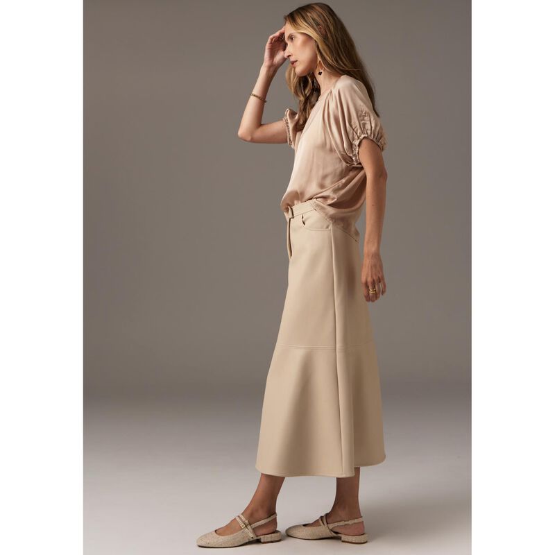 POL Ollie Vegan Leather Skirt image number 2