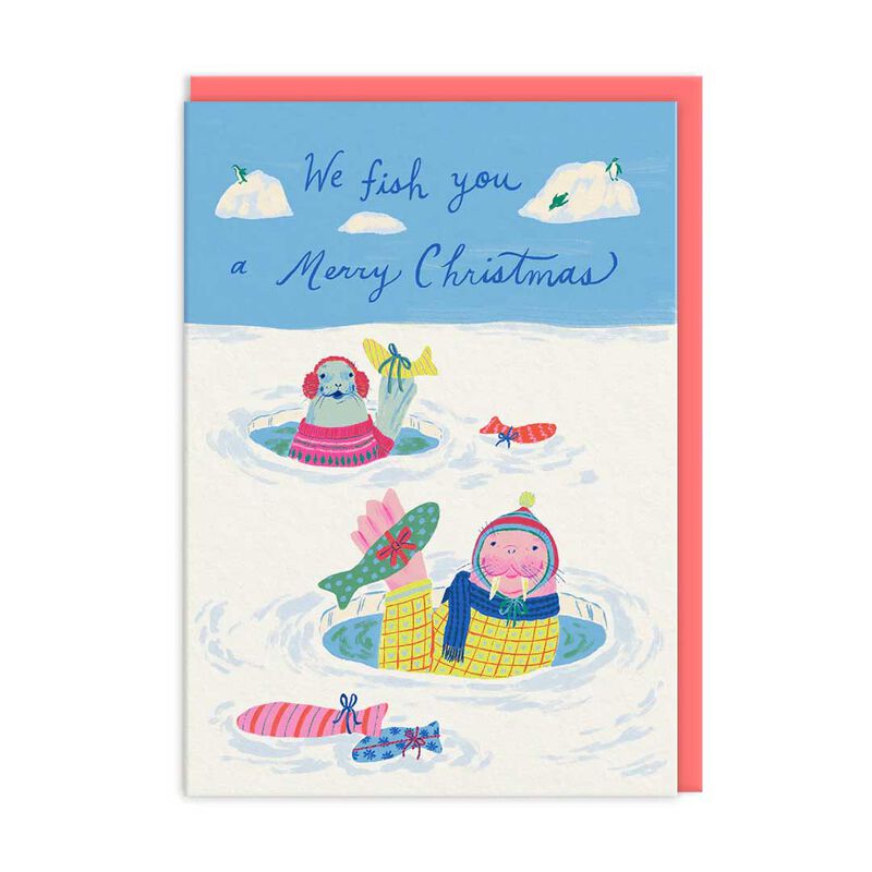 Ohh Deer Christmas Critters Pack of 9 Greeting Cards - 3 Designs image number 2
