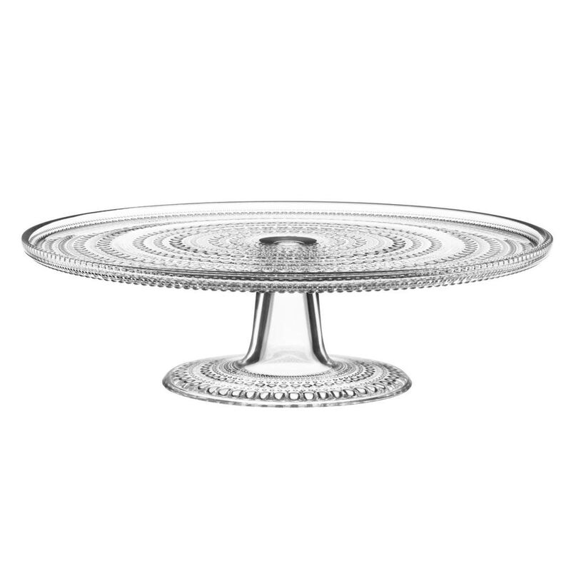 iittala Kastehelmi Cake Stand 31cm Clear image number 0