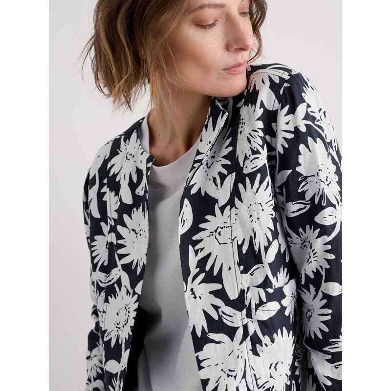 Seasalt Cornwall Country Lane Jacket Daisy Shadow Inkwell image number 3