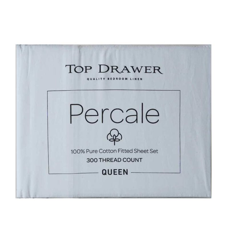 Top Drawer 300TC Cotton Percale Sheet Set image number 2
