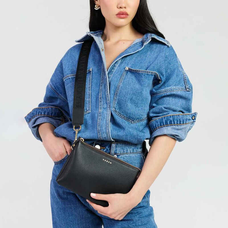 SABEN Feature Strap Webbing Black Lucky Thing image number 1