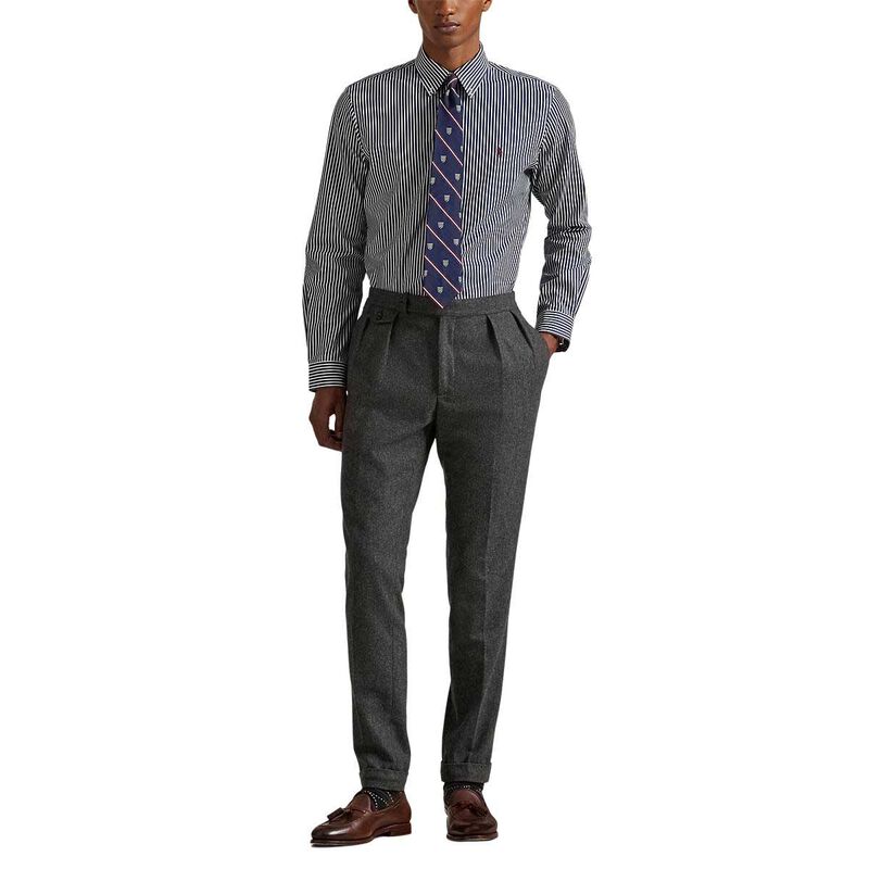Polo Ralph Lauren Custom Fit Striped Stretch Poplin Shirt image number 3