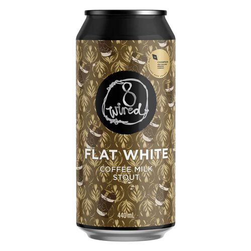 8 Wired Flat White Coffee Milk Stout 5.5% 440ml