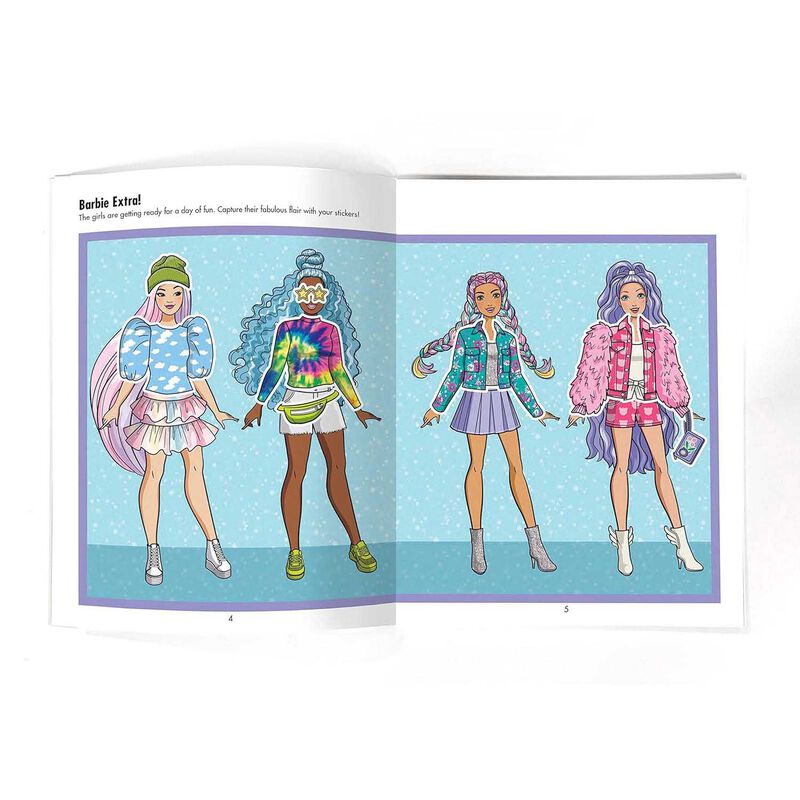 Sticker Book Treasury Mattel Barbie image number 2