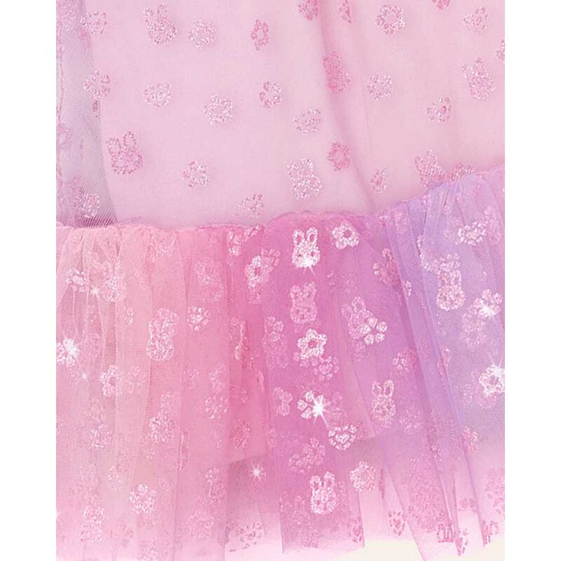 Huxbaby Bunny Gem Puff Sleeve Party Dress 3-5Y image number 3