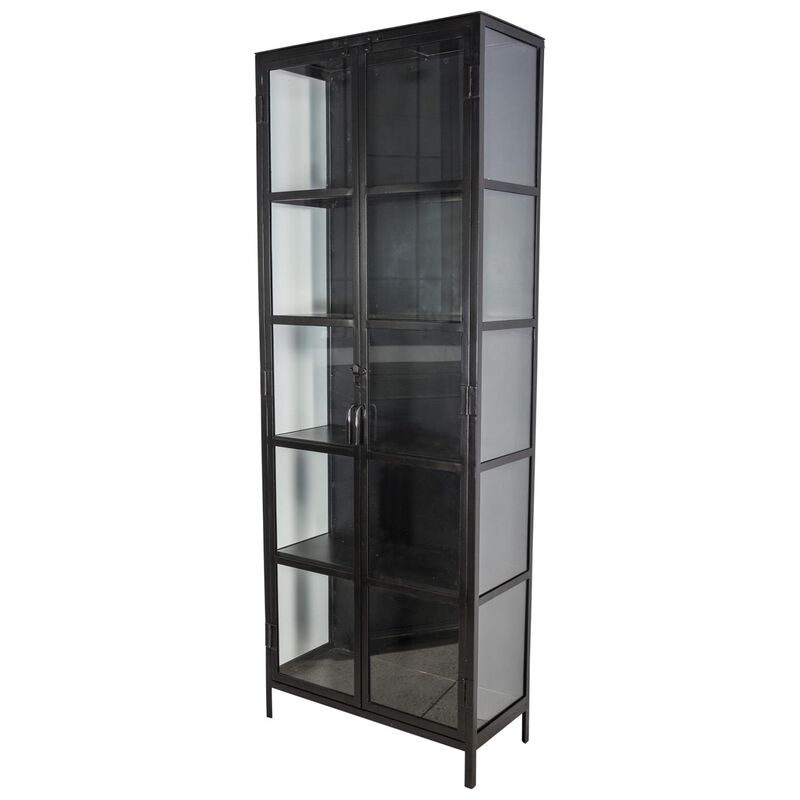 French Country Monroe Glass Display Cabinet image number 0