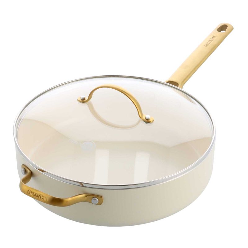 Greenpan Padova PFAS Free Saute Pan 28cm/3.6L - Cream image number 0