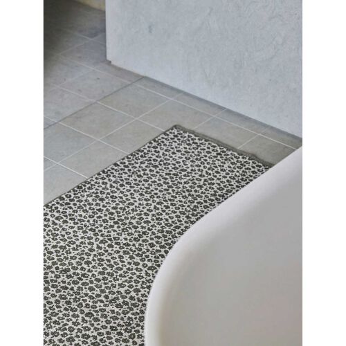 Citt&agrave; Forget Me Not Cotton Bath Mat Ivy/Oat 50x85cm