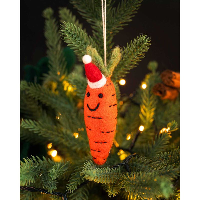 Amica Felt Christmas Carrot 10cm image number 1