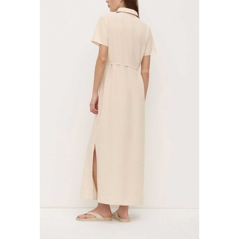 Assembly Label Heather Silk Blend Shirt Dress Tapioca image number 1