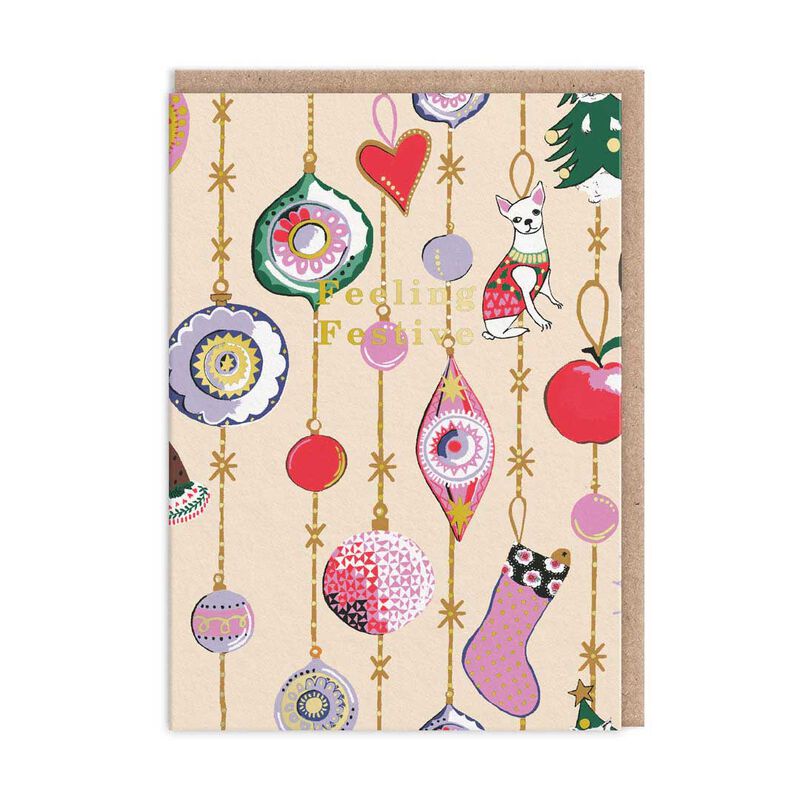 Cath Kidston Pack of 9 Cath Kidston Christmas Cards - 3 Festive Patterns image number 3