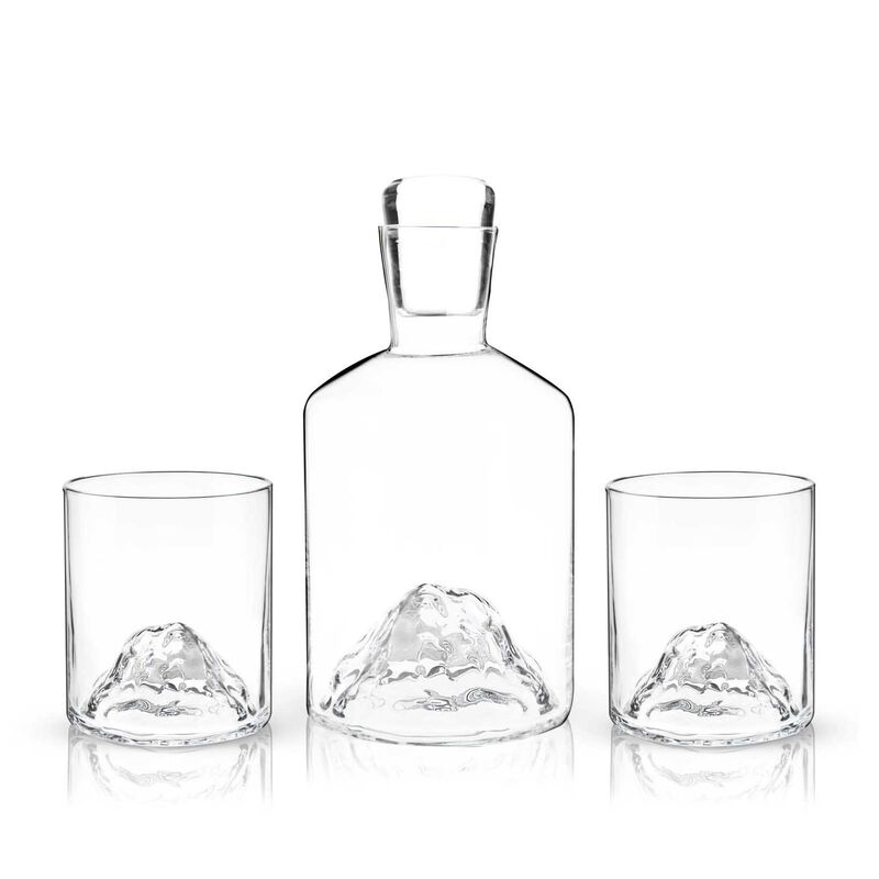 Mountain Decanter And Tumblers By Viski&reg; image number 1